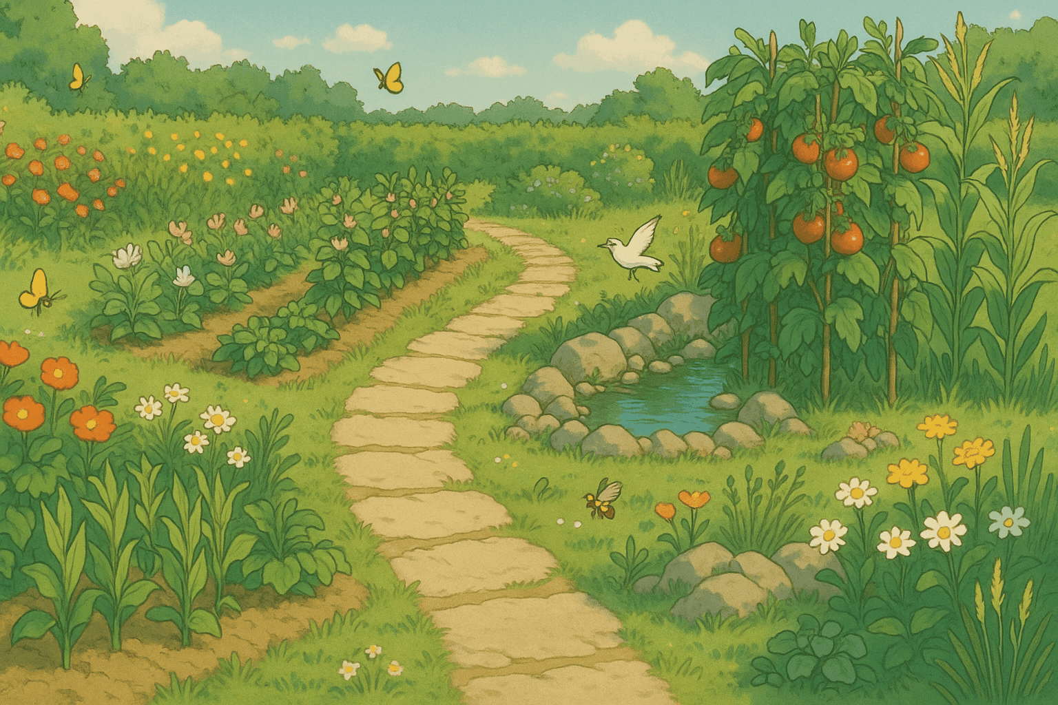 Designing a Balanced Ecosystem with Companion Planting & Biodiversity image