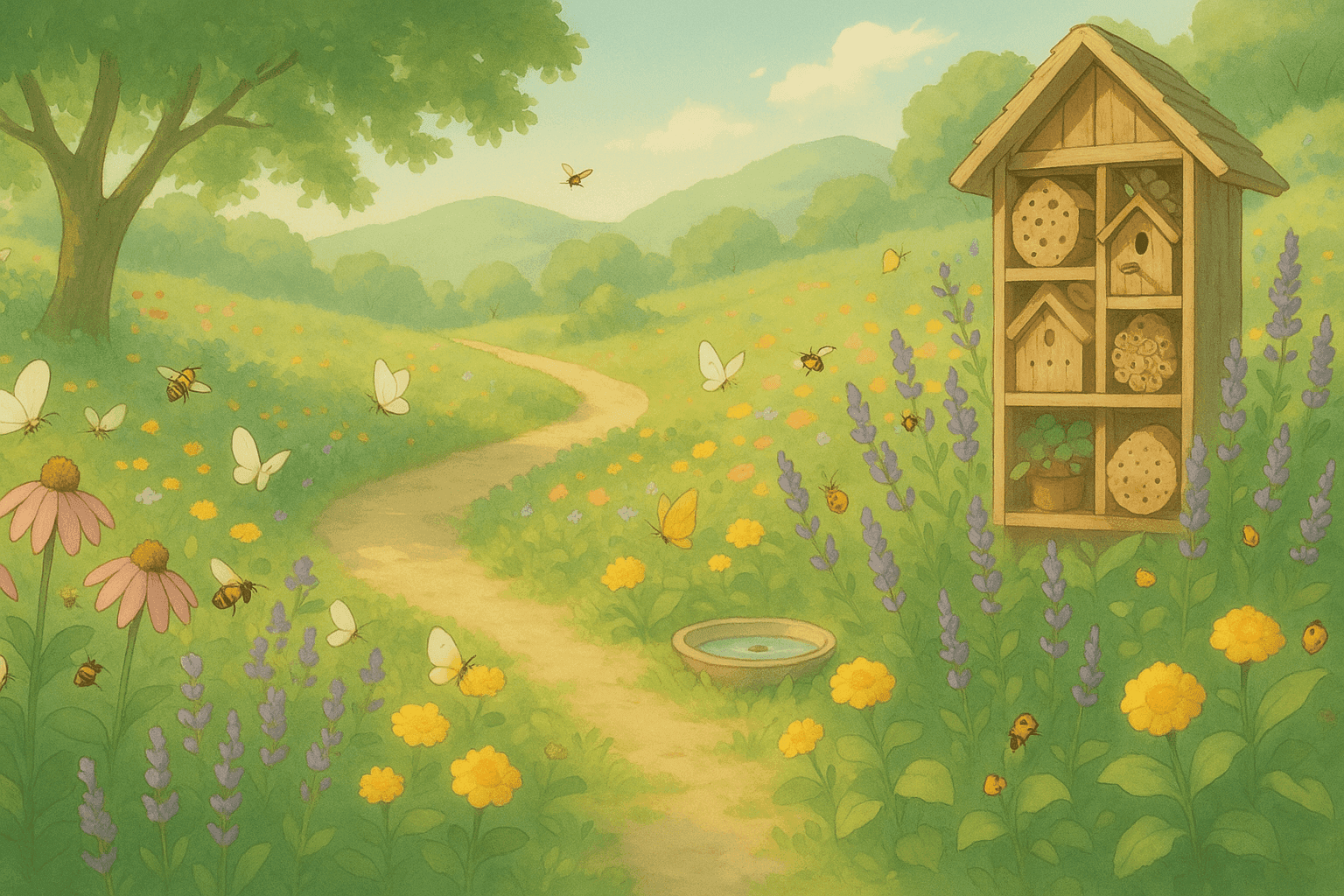 Encouraging Pollinators & Beneficial Insects in Your Garden image