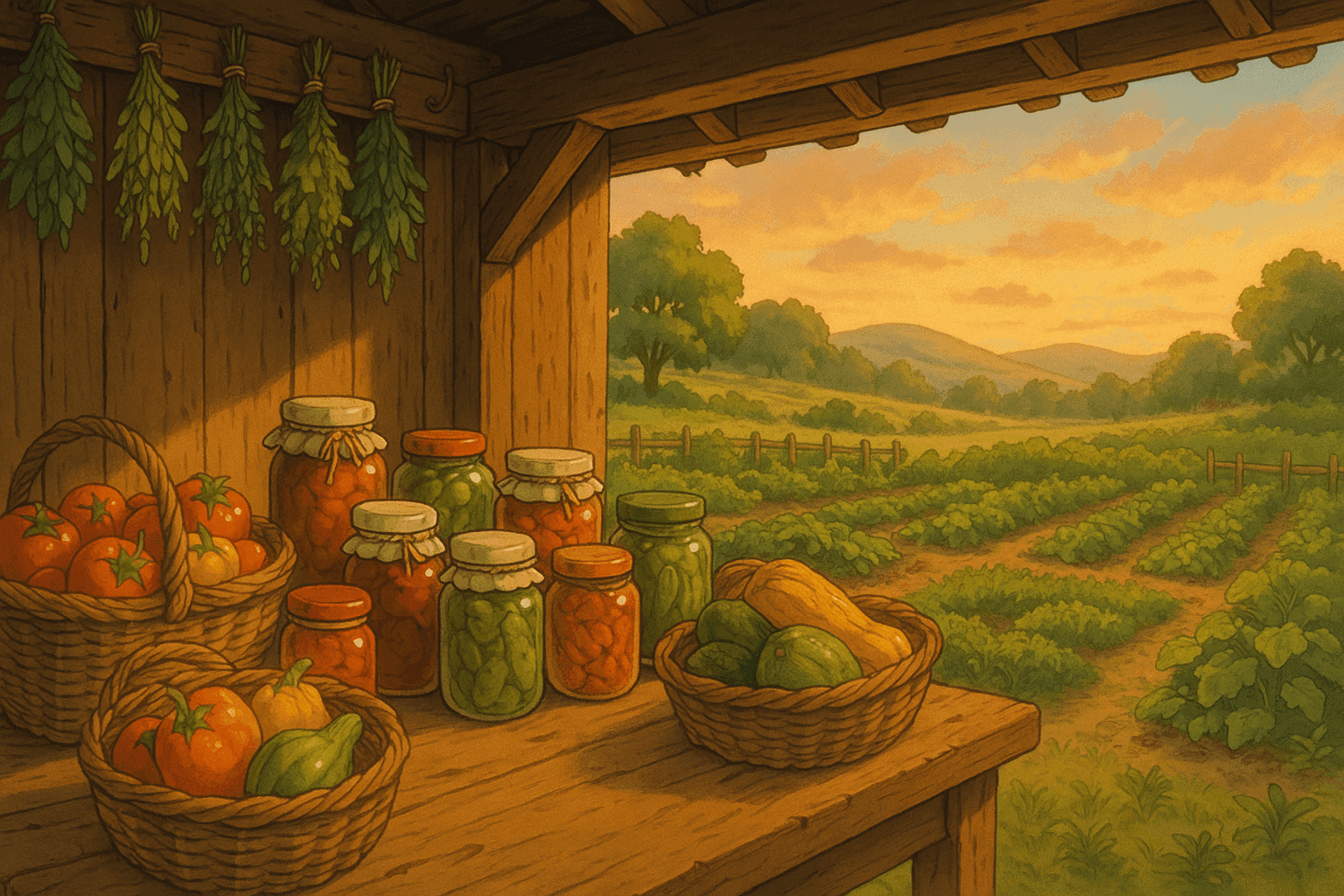 Harvesting & Preservation Techniques: Canning, Drying & Storage image